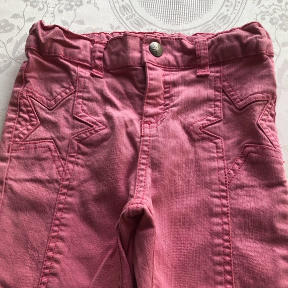 Truly Scrumptious Designed By Heidi Klum Pink Denim Jeans Pants Girls Size 5T - Picture 15 of 16